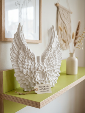 diy engel flügel zum selbstbemalen – duftstein & dekoobjekt