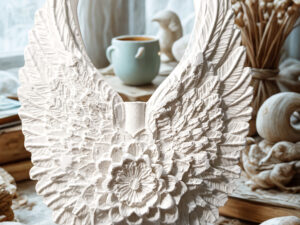 diy engel flügel zum selbstbemalen – duftstein & dekoobjekt