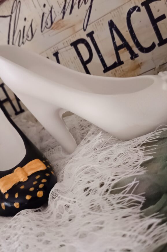 DIY High‑Heel aus Gips – Rohmodell & veredeltes Kunststück