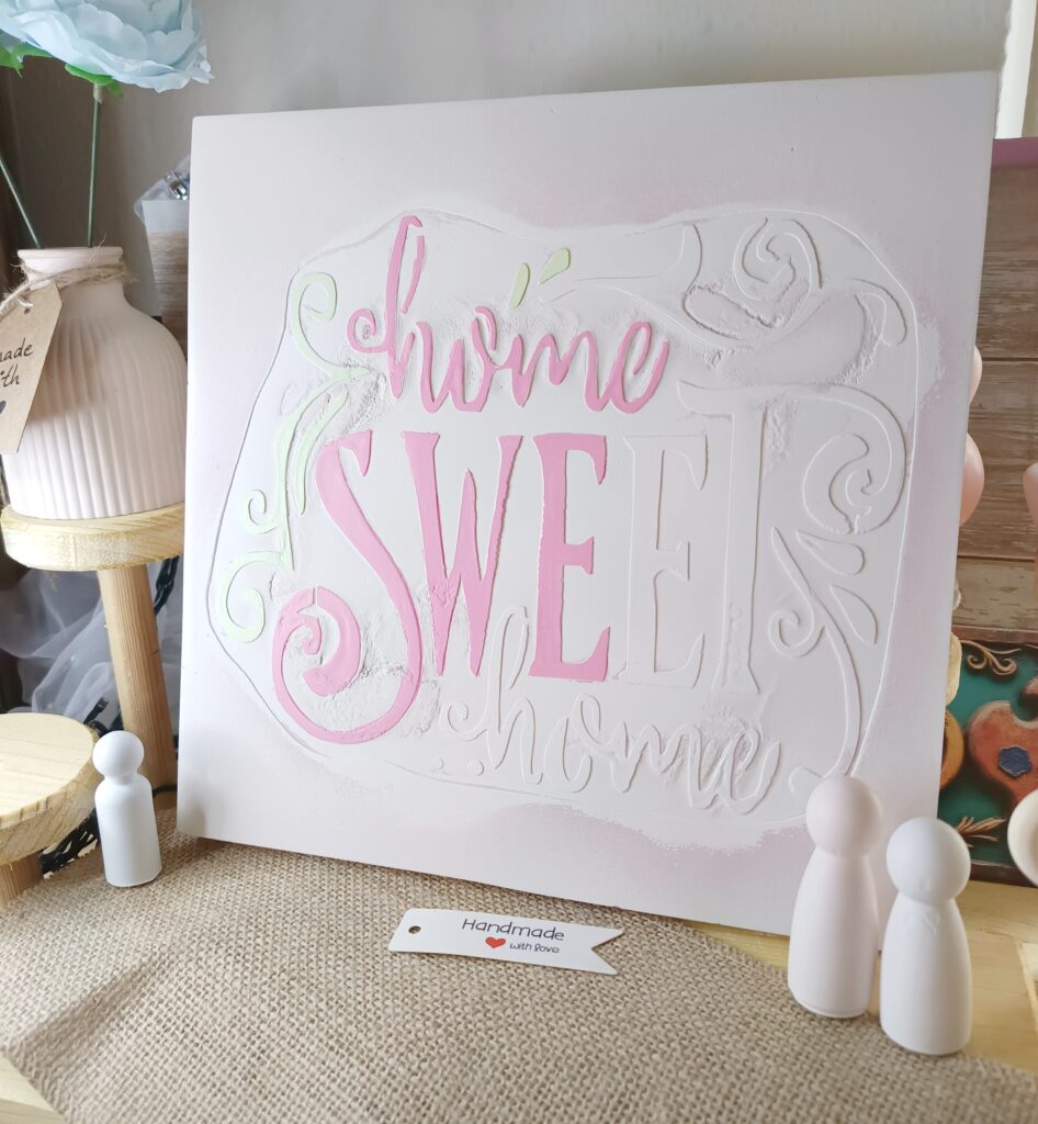 meine große „Home Sweet Home“-Kachel