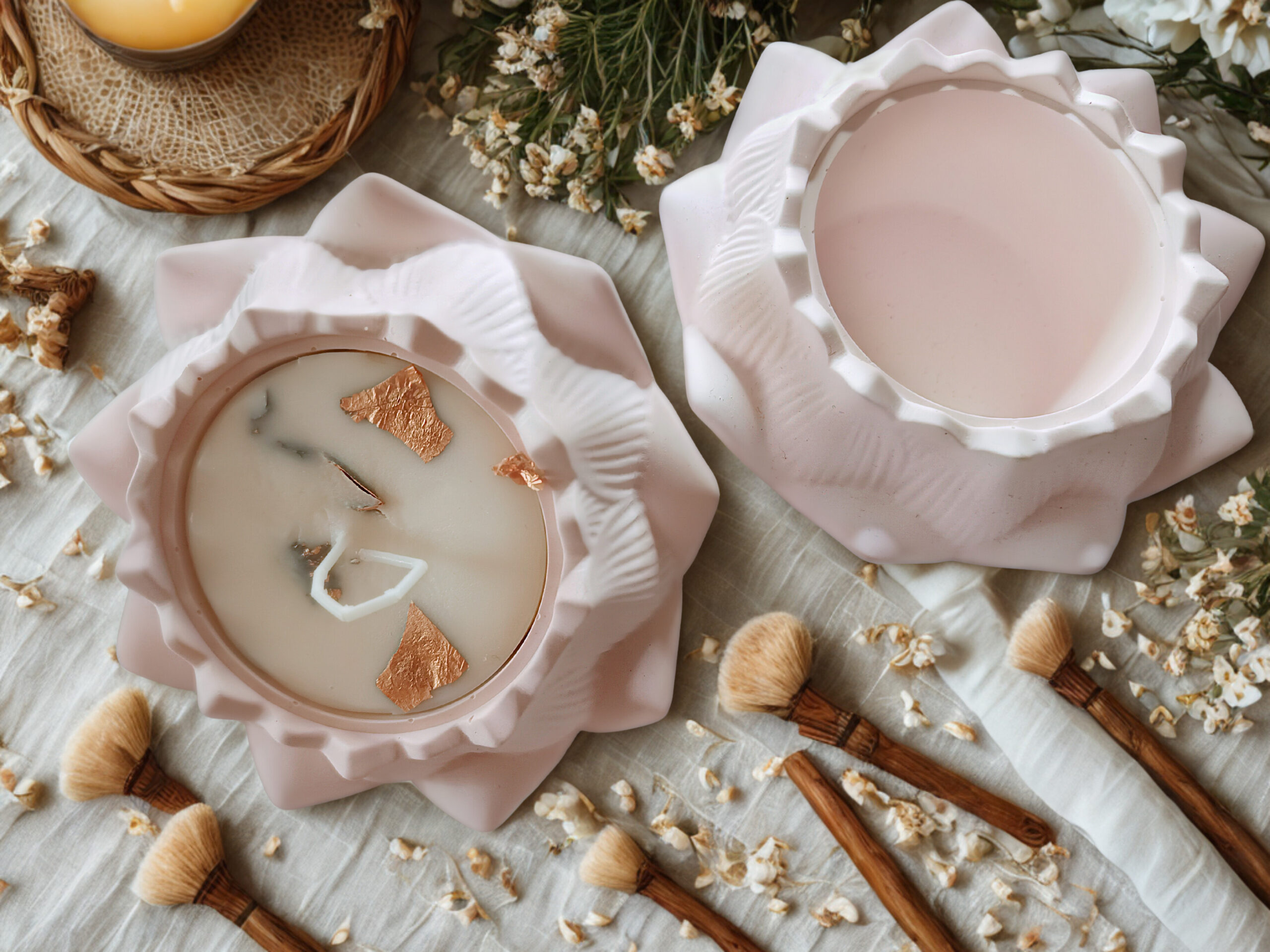 Die Lotusblüte – ein Lichtmoment für Zuhause