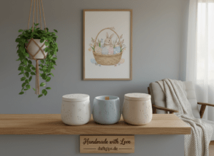 deko‑gefäß „sternchen“ – handgegossen, leer & in vielen farben