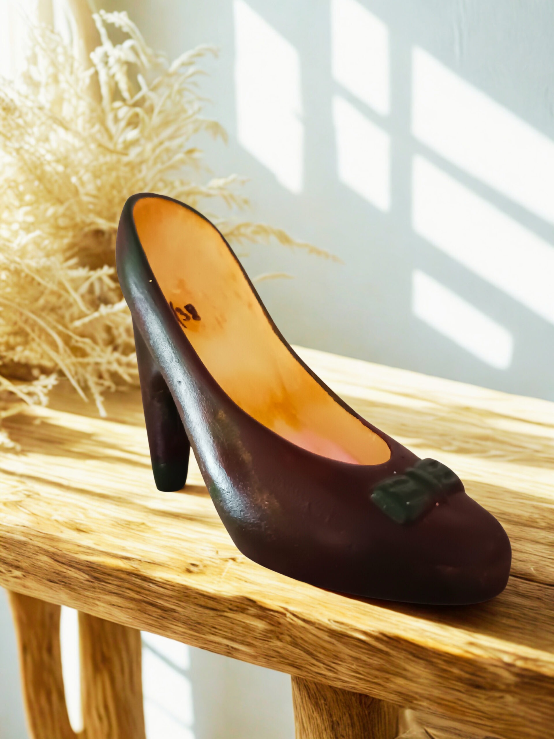 Unikat Nr. 3 – Exklusiver Gips‑High Heel in Camouflage Unikat Nr. 3 – Exklusiver Gips‑High Heel in Camouflage