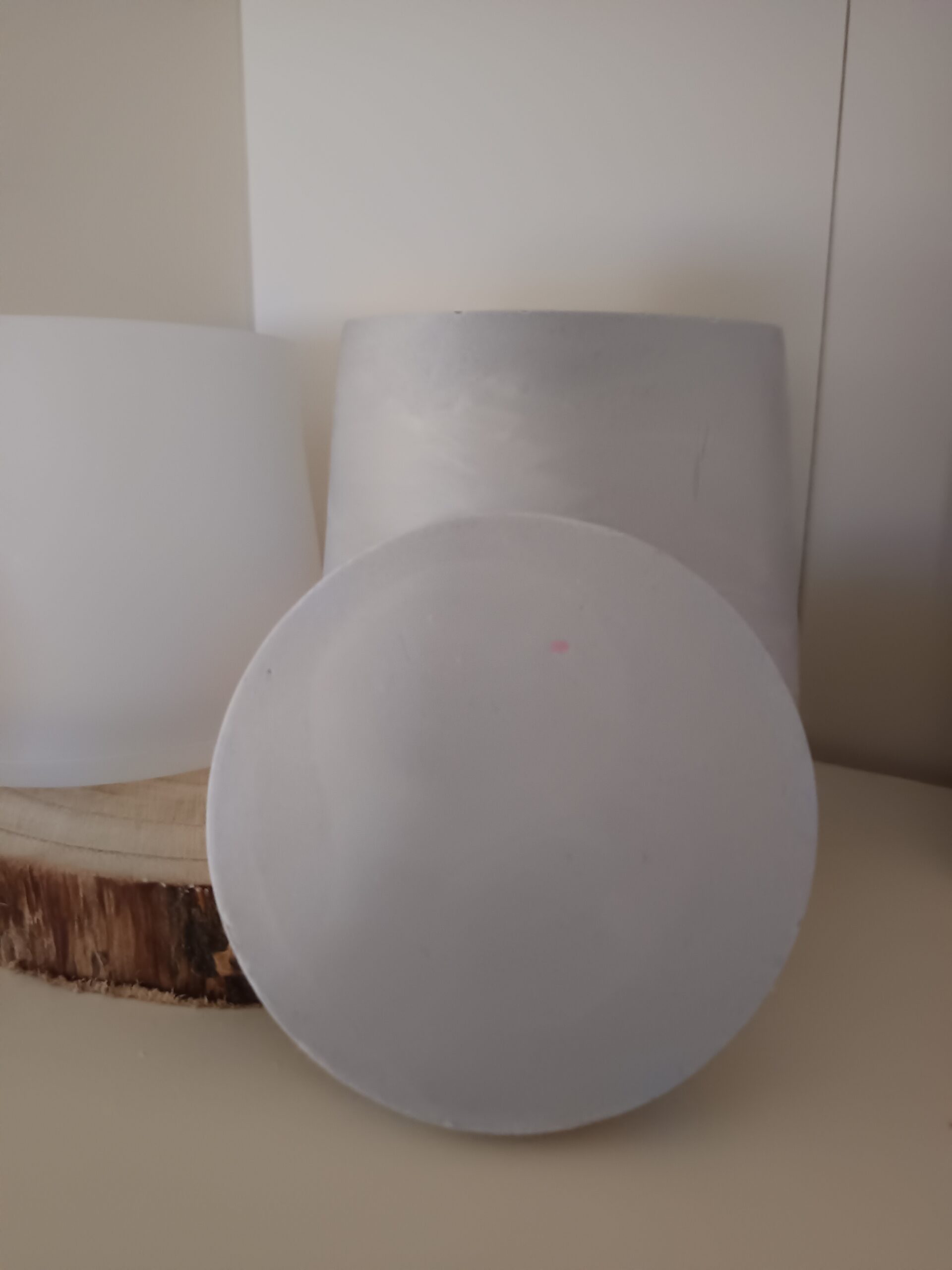 2er-Set Silikon-Kerzengefäßformen mit Deckel | Gebraucht | Wachs | Gips – Bild 10