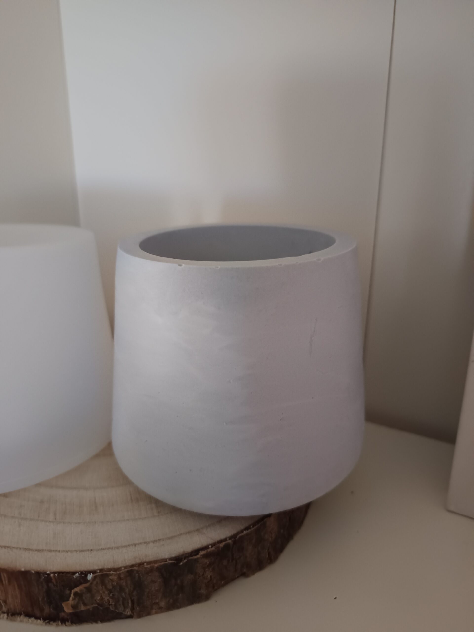 2er-Set Silikon-Kerzengefäßformen mit Deckel | Gebraucht | Wachs | Gips – Bild 9