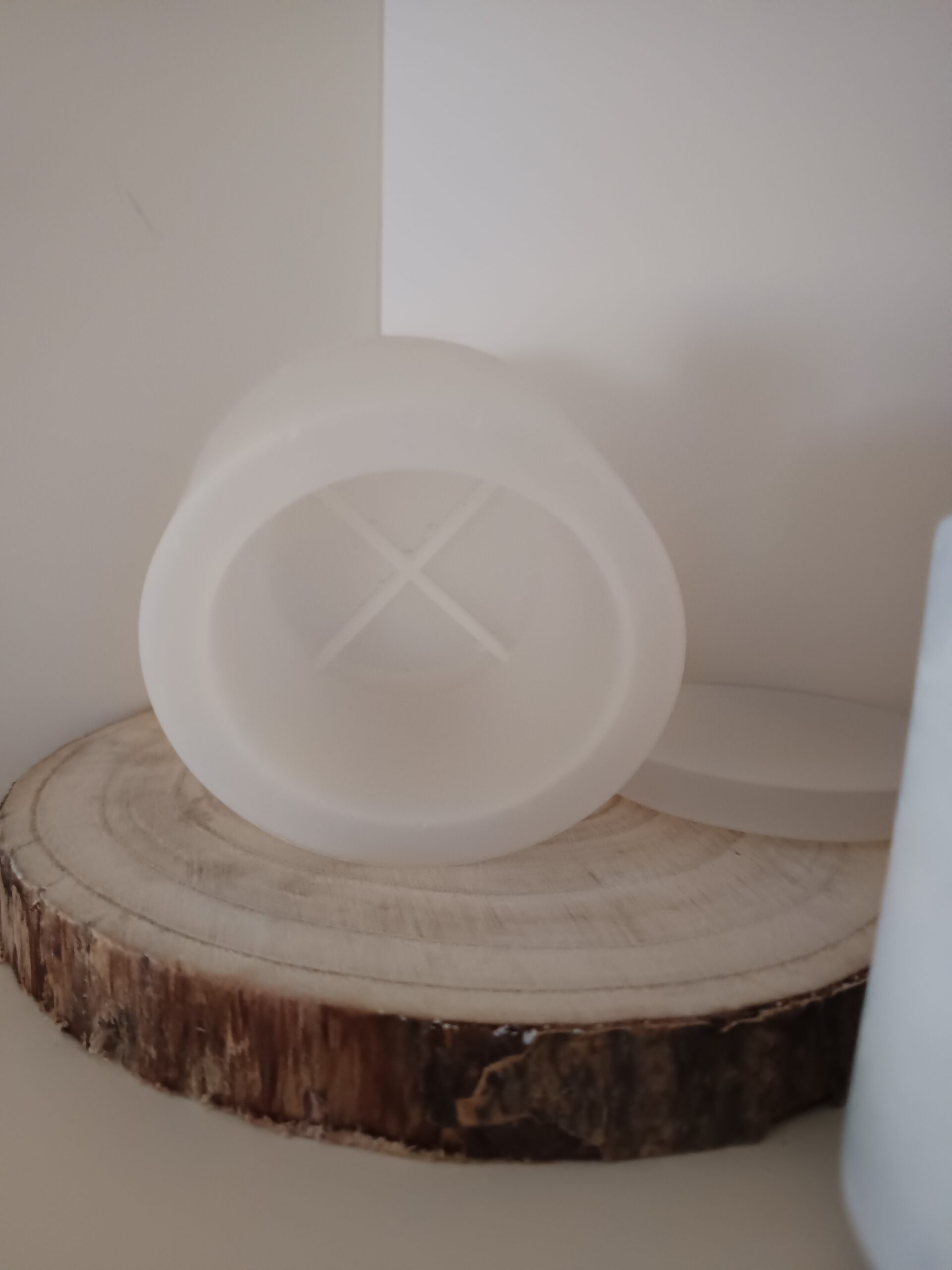 2er-Set Silikon-Kerzengefäßformen mit Deckel | Gebraucht | Wachs | Gips – Bild 6