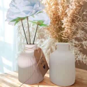 Handgefertigte Gipsvase – Skandinavischer Minimalismus (10 cm)