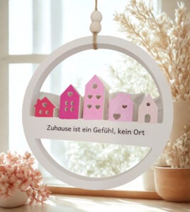 Fensterdeo aus Gips – ein Stück Zuhause zum Aufhängen