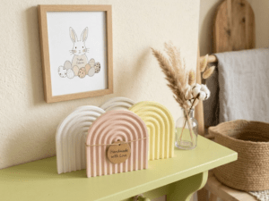 Hygge Regenbogen aus Gips (auch zum Selbstbemalen)