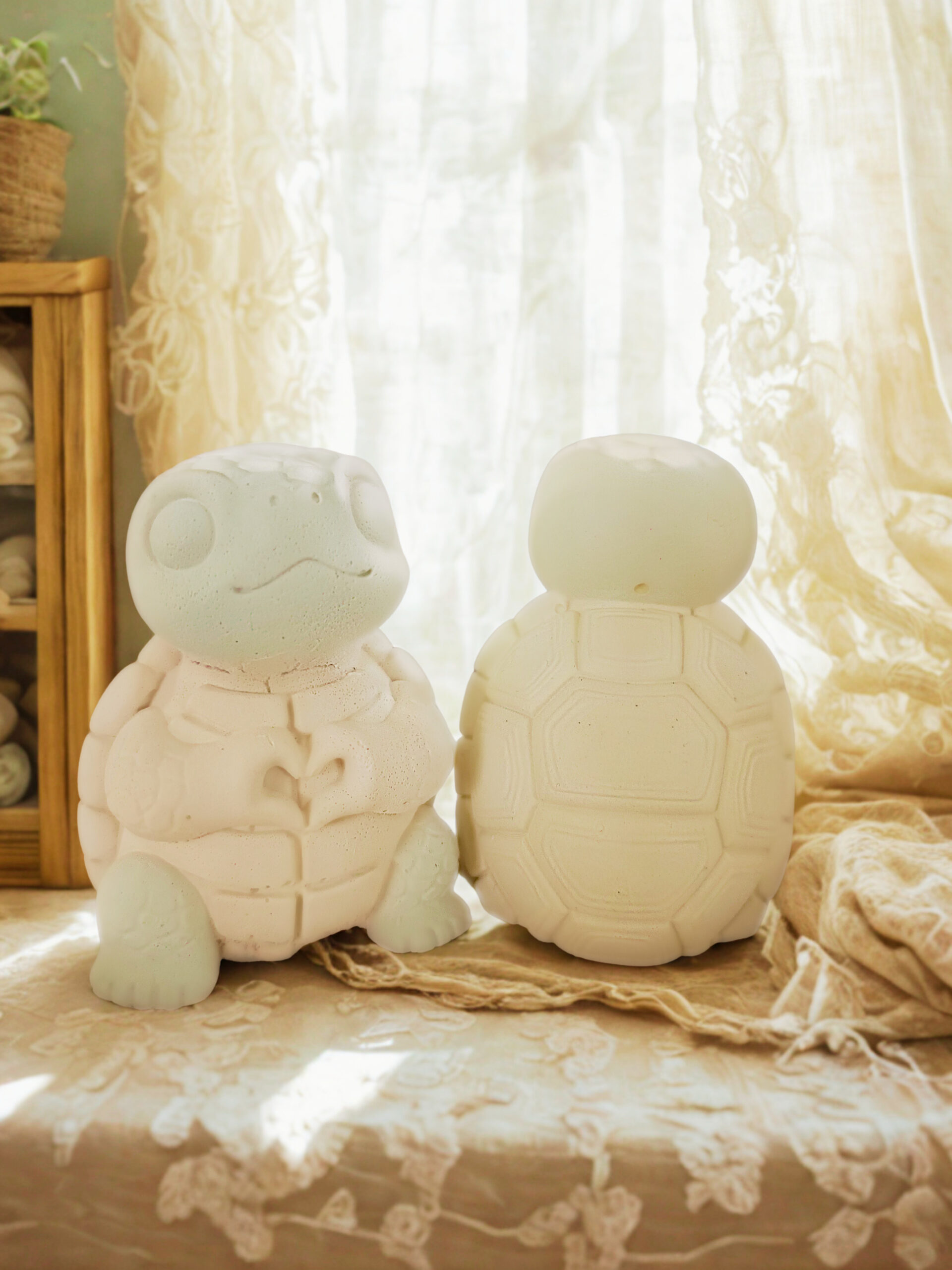 Deko Schildkröte aus Gips (7 cm)