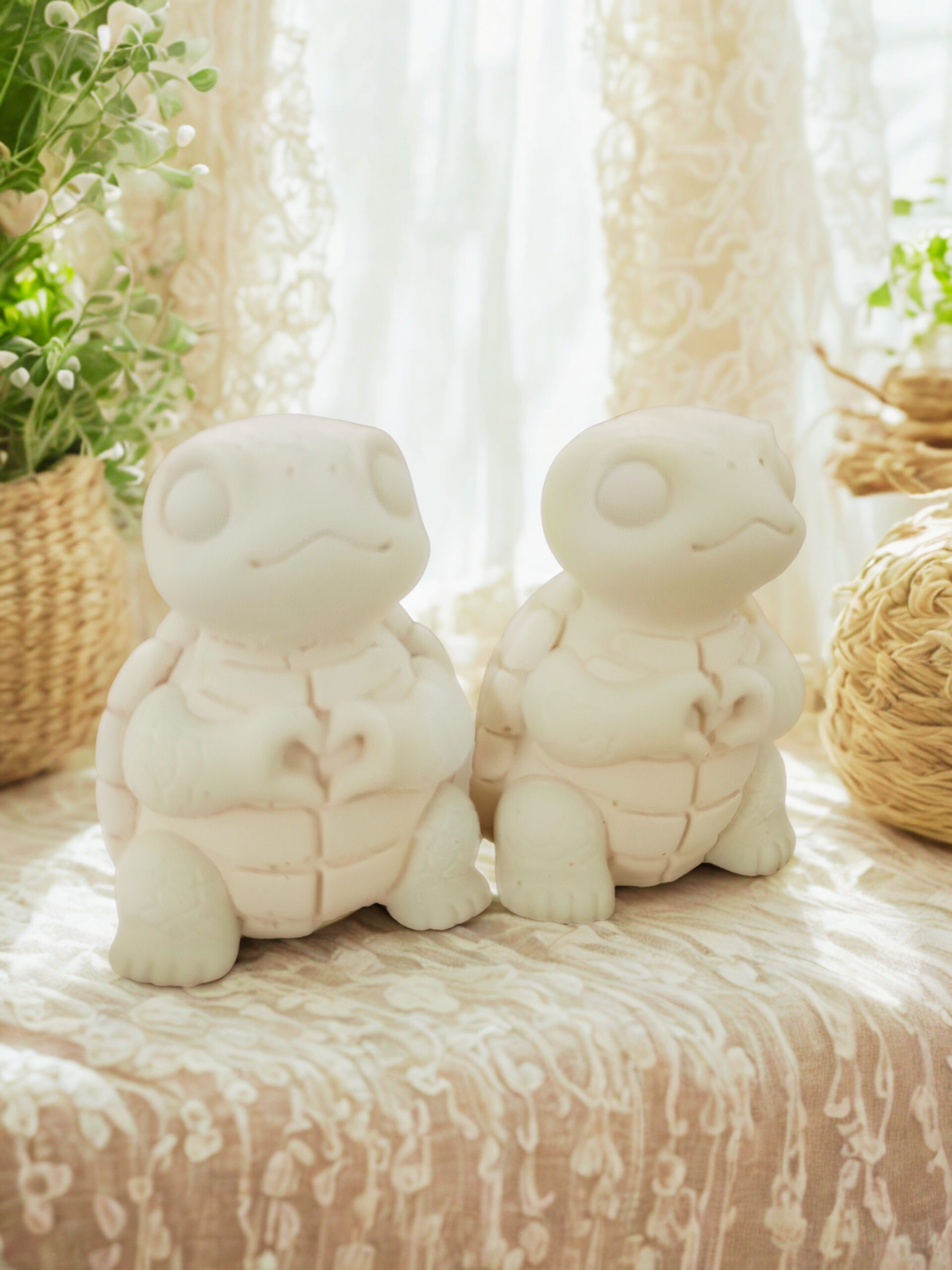 Deko Schildkröte aus Gips (7 cm)