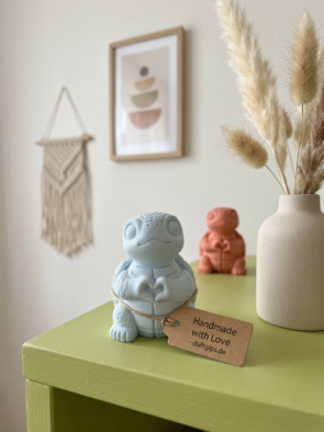 Deko Schildkröte aus Gips (7 cm)